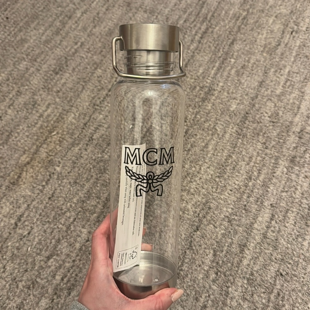 MCM Plastic Water bottle - completely new, never been used